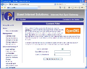 Admin interface