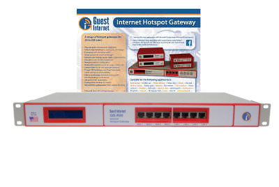 Guest Internet Hotspot-Gateway GIS-R80 Quad-WAN