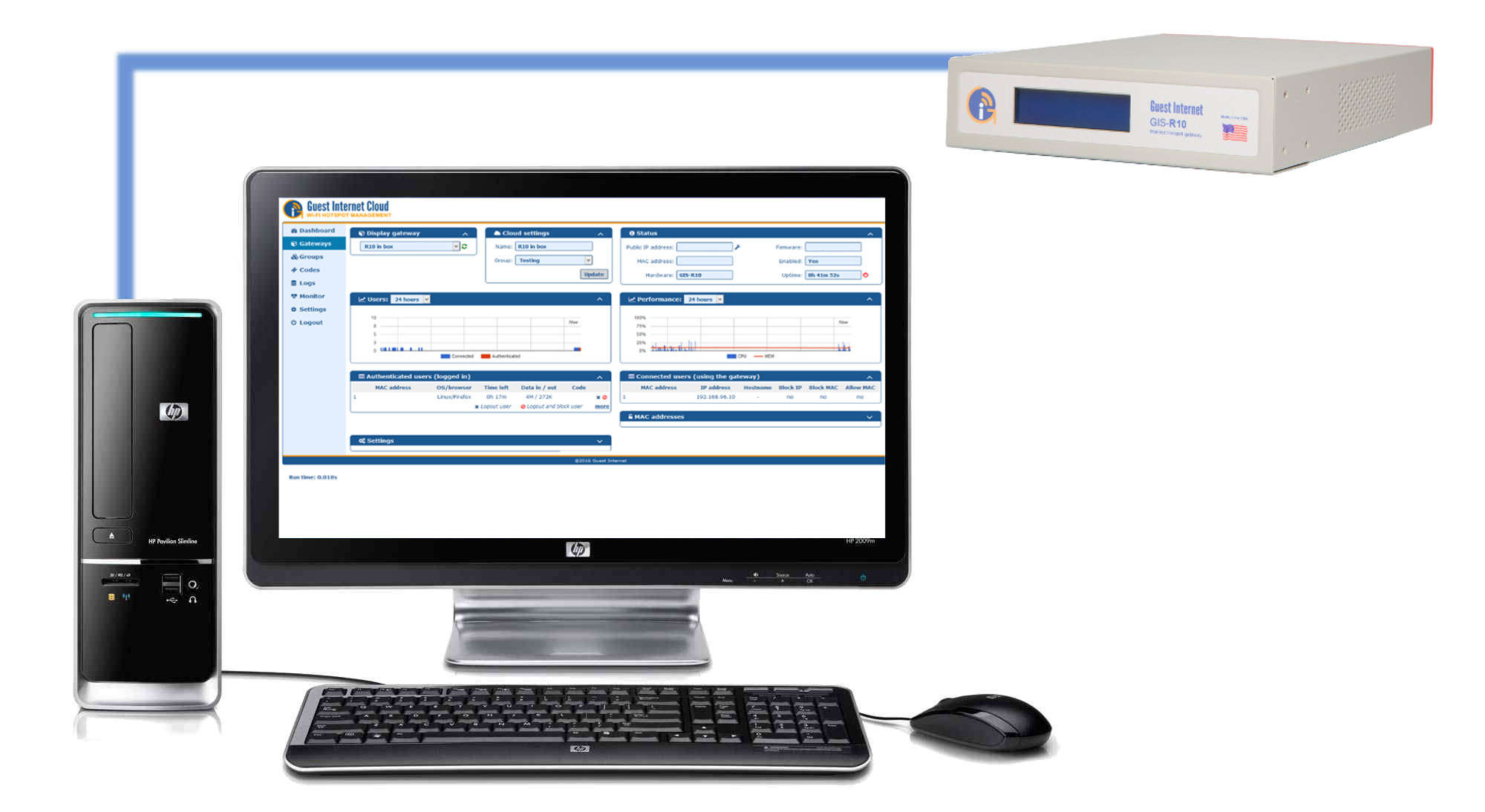 GIS unit connect GIS Cloud