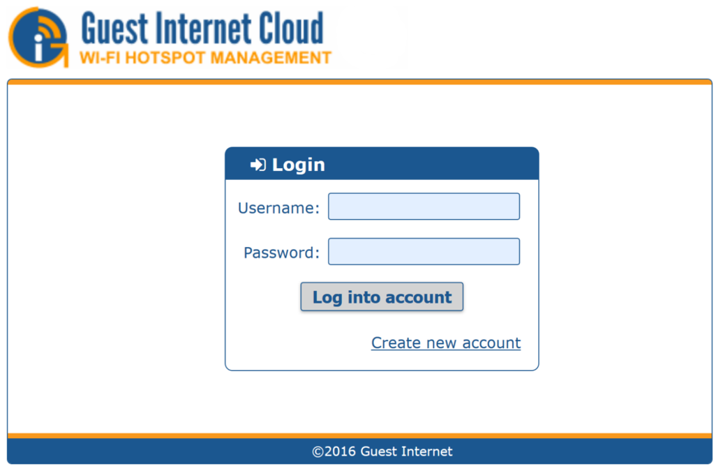 GIS Cloud Página de Login