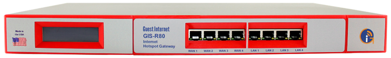 Guest Internet Hotspot-Gateway GIS-R80 Quad-WAN